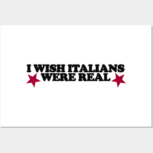 I Wish Italians Were Real Shirt, Y2K Funny 90s Slogan Text T-shirt, Aesthetic 00s Fashion, Cute Letter Print T Shirt Y2K Clothes Streetwear Posters and Art